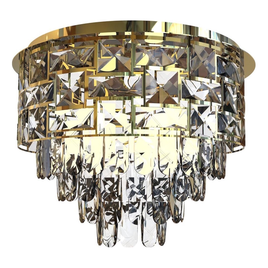 Kattovalo LUXURIA 9xE14/40W/230V halkaisija 48 cm kulta