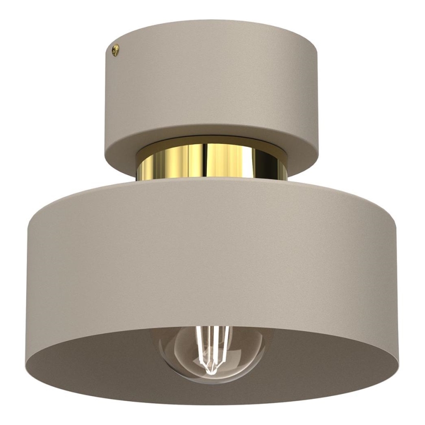 Kattovalo MARTI 1xE27/15W/230V beige/kulta