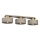 Kattovalo MARTI 3xE27/15W/230V beige/kulta