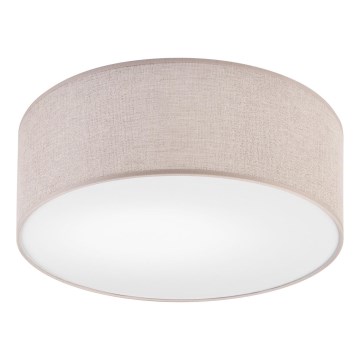 Kattovalo MONTE 1xE27/60W/230V halkaisija 35 cm beige
