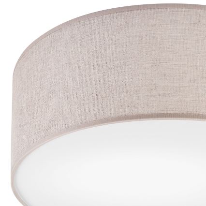 Kattovalo MONTE 1xE27/60W/230V halkaisija 35 cm beige