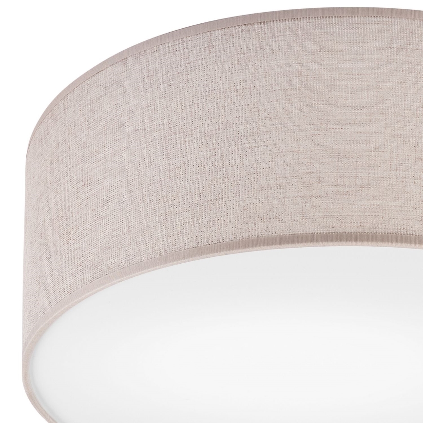 Kattovalo MONTE 1xE27/60W/230V halkaisija 35 cm beige
