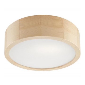 Kattovalo NATURAL 1xE27/60W/230V ø 27 cm mänty - FSC sertifioitu