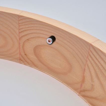Kattovalo NATURAL 2xE27/60W/230V ø 37 cm mänty - FSC sertifioitu