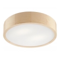 Kattovalo NATURAL 2xE27/60W/230V ø 37 cm mänty