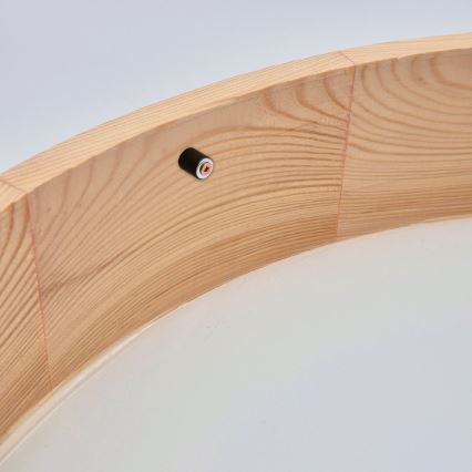 Kattovalo NATURAL 3xE27/60W/230V ø 47 cm mänty - FSC sertifioitu