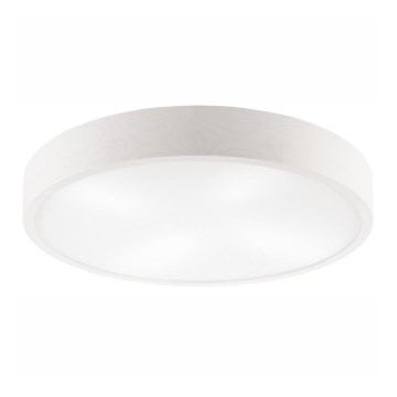 Kattovalo NATURAL 4xE27/60W/230V ø 57 cm valkoinen/mänty