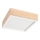 Kattovalo NATURAL SQUARE 2xE27/15W/230V 31x31 cm mänty/valkoinen