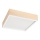 Kattovalo NATURAL SQUARE 4xE27/15W/230V 39x39 cm mänty/valkoinen