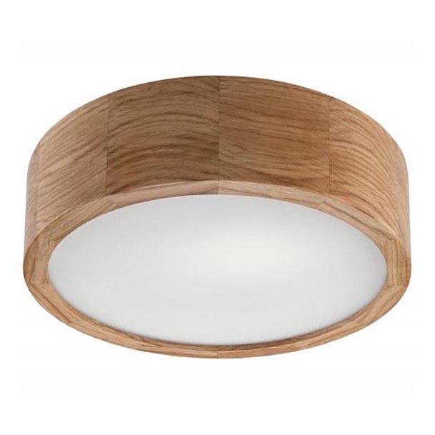 Kattovalo OAK 1xE27/60W/230V tammi ø 27,5 cm - FSC sertifioitu