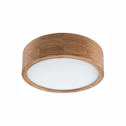 Kylpyhuoneen kattovalaisin OAK 2xE27/15W/230V IP54 tammi ø 27 cm - FSC sertifioitu