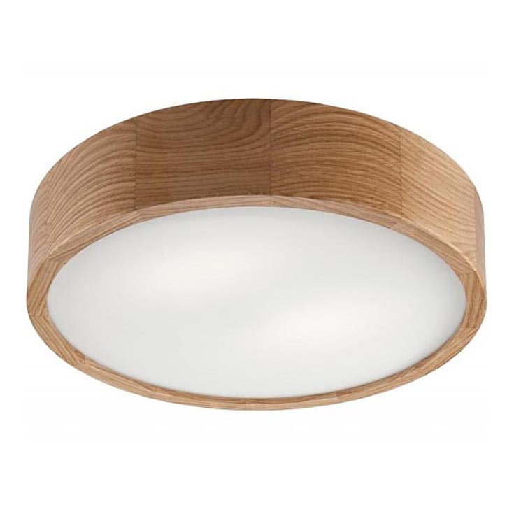 Kattovalo OAK 2xE27/60W/230V tammi ø 37,5 cm - FSC sertifioitu