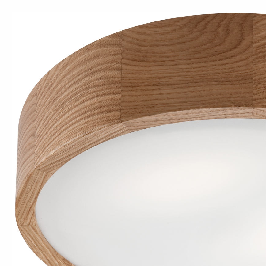Kattovalo OAK 2xE27/60W/230V tammi ø 37,5 cm - FSC sertifioitu