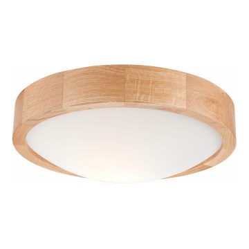 Kattovalo OAK SLIM 1xE27/60W/230V tammi ø 27 cm - FSC sertifioitu