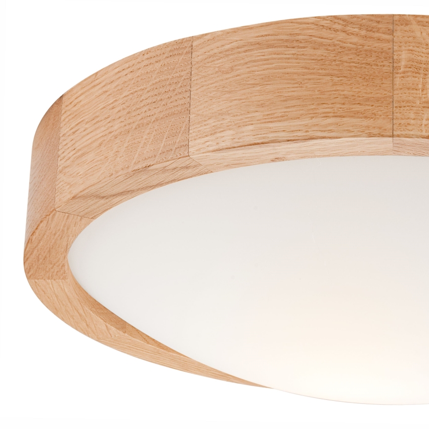 Kattovalo OAK SLIM 1xE27/60W/230V tammi ø 27 cm - FSC sertifioitu