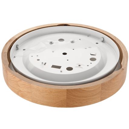 Kattovalo OAK SLIM 1xE27/60W/230V tammi ø 27 cm - FSC sertifioitu