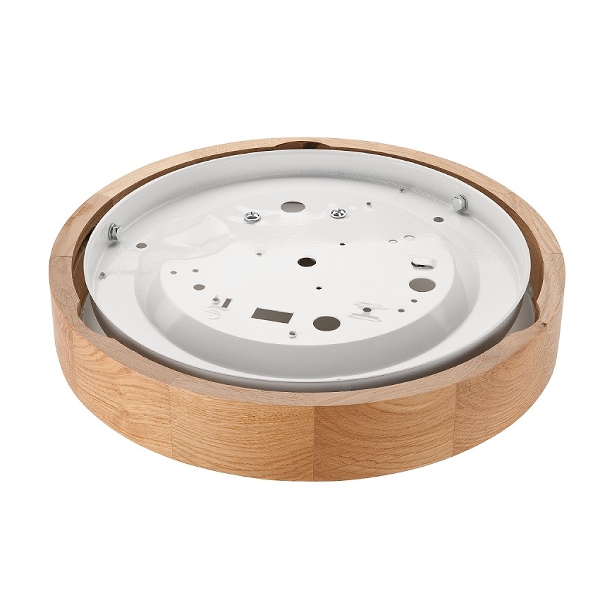 Kattovalo OAK SLIM 1xE27/60W/230V tammi ø 27 cm - FSC sertifioitu