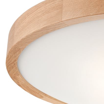 Kattovalo OAK SLIM 3xE27/60W/230V tammi ø 47 cm