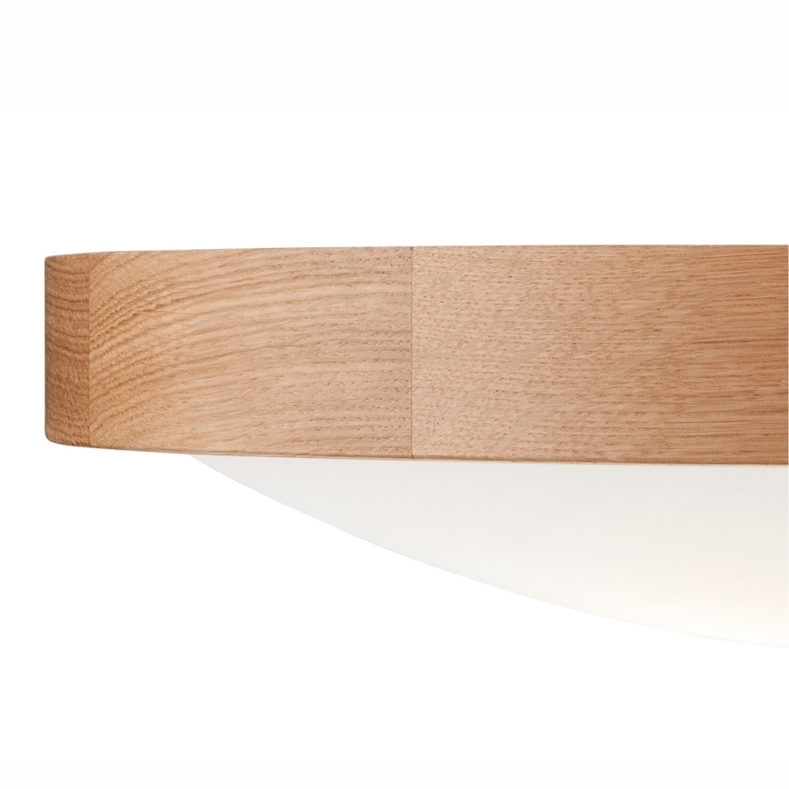 Kattovalo OAK SLIM 3xE27/60W/230V tammi ø 47 cm