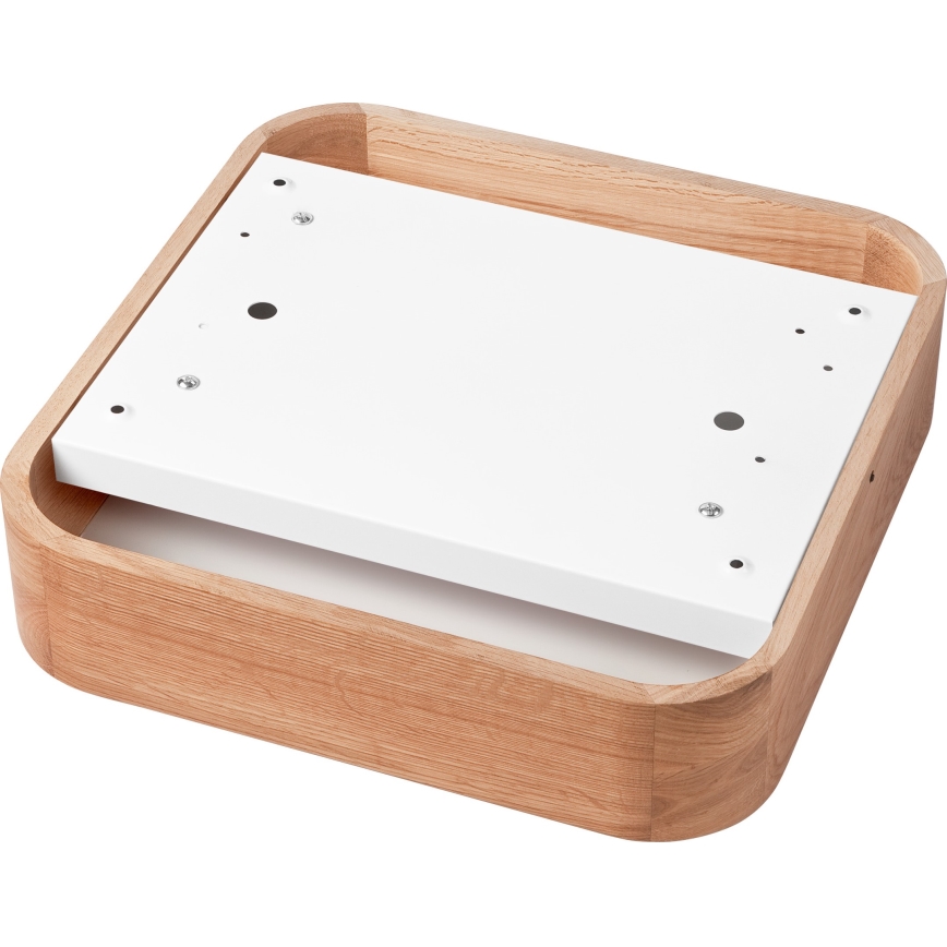 Kattovalo OAK SQUARE 2xE27/15W/230V 35x35 cm tammi