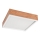 Kattovalo OAK SQUARE 4xE27/15W/230V 39x39 cm tammi/valkoinen
