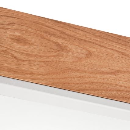 Kattovalo OAK SQUARE 4xE27/15W/230V 39x39 cm tammi/valkoinen