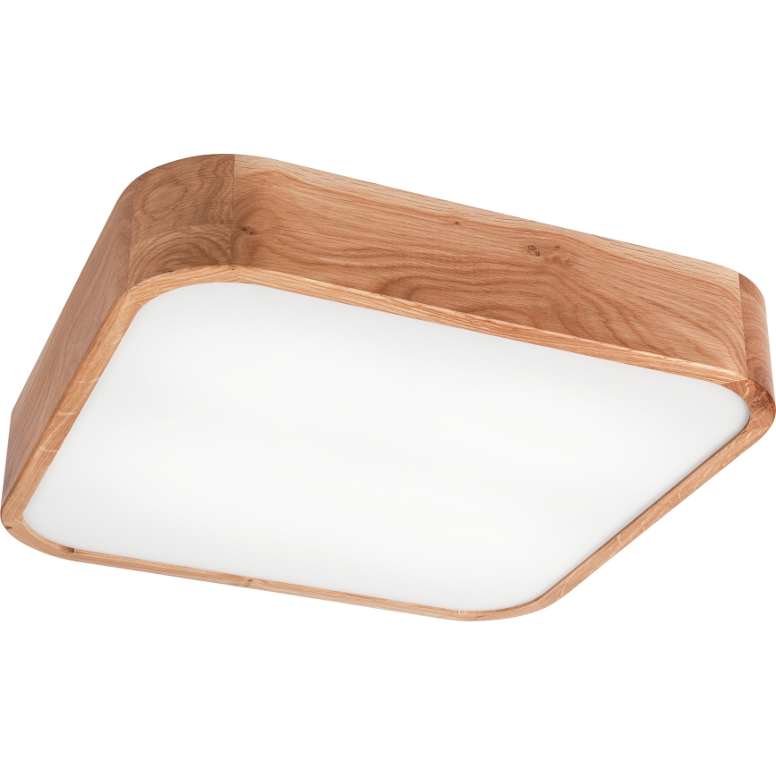 Kattovalo OAK SQUARE 4xE27/15W/230V 45x45 cm tammi