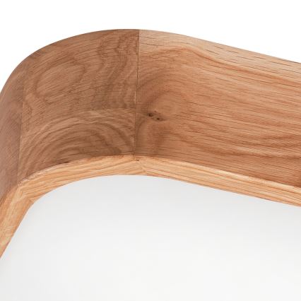 Kattovalo OAK SQUARE 4xE27/15W/230V 45x45 cm tammi