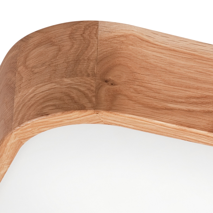 Kattovalo OAK SQUARE 4xE27/15W/230V 45x45 cm tammi