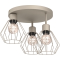 Kattovalo PARKLA 3xE27/15W/230V beige