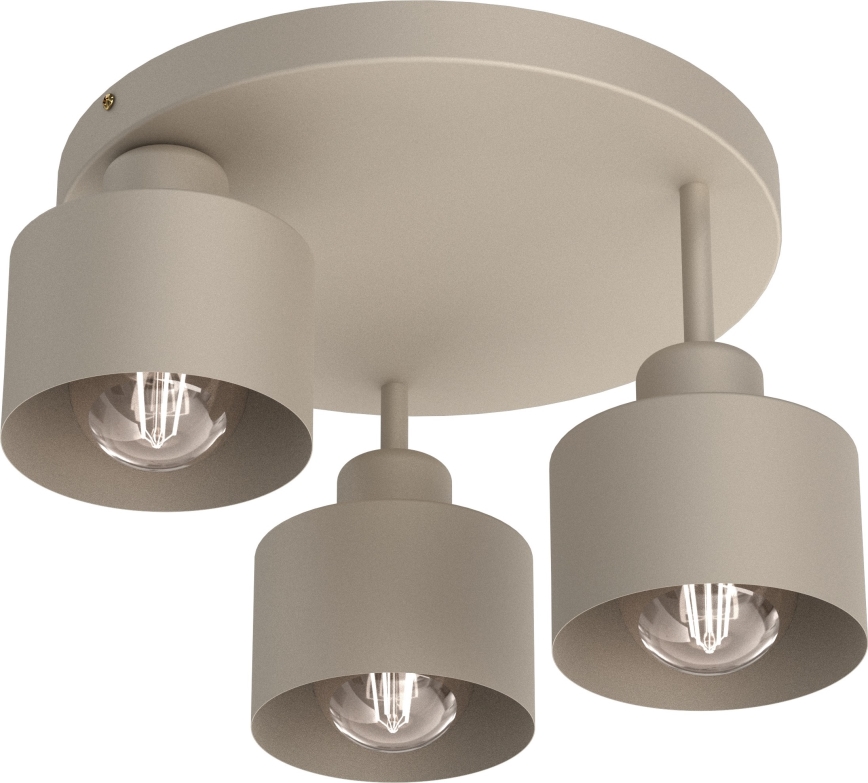 Kattovalo PARKLA 3xE27/15W/230V beige