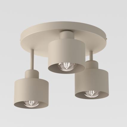 Kattovalo PARKLA 3xE27/15W/230V beige