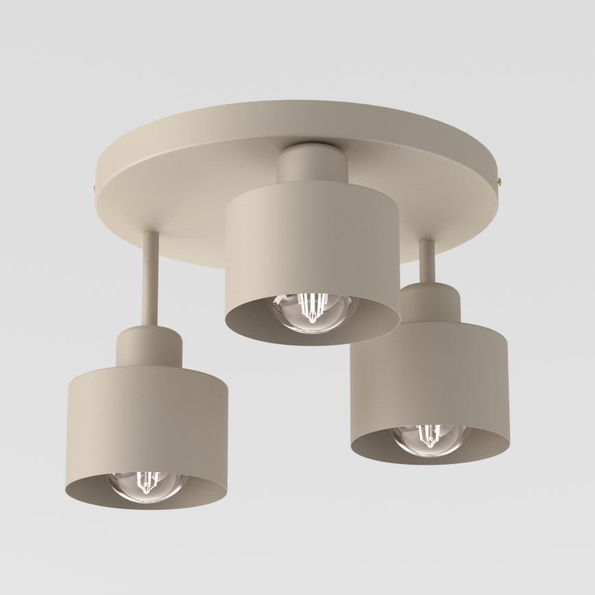 Kattovalo PARKLA 3xE27/15W/230V beige