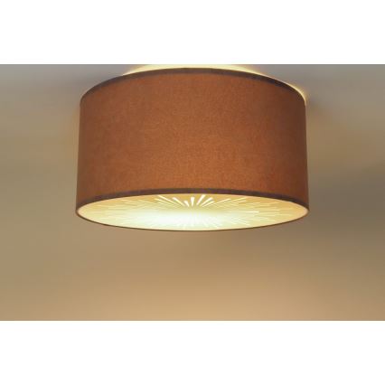 Kattovalo RAYS 2xE27/60W/230V halkaisija 40 cm harmaa