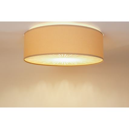Kattovalo RAYS 2xE27/60W/230V halkaisija 40 cm valkoinen