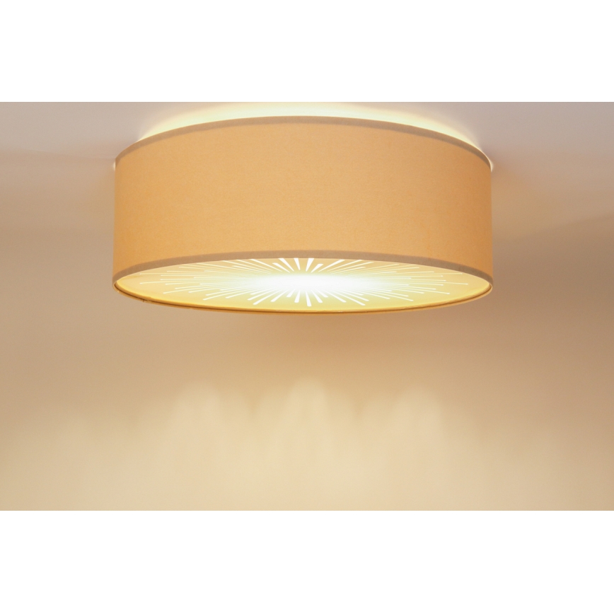 Kattovalo RAYS 2xE27/60W/230V halkaisija 40 cm valkoinen