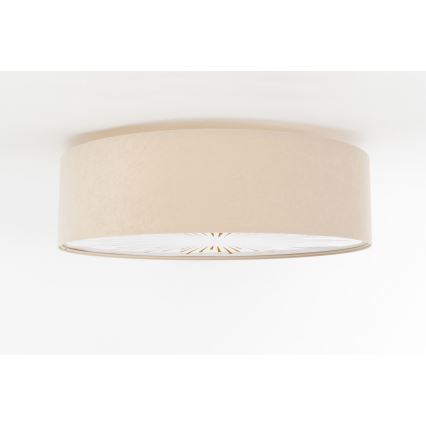 Kattovalo RAYS 2xE27/60W/230V halkaisija 60 cm beige