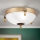 Kattovalo ROCCA 2xE27/60W/230V halkaisija 31 cm pronssi/valkoinen