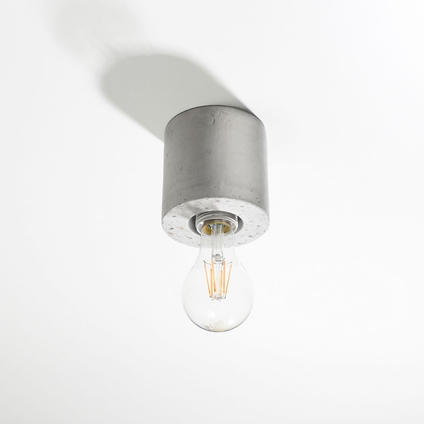 Kattovalo SALGADO 1xE27/60W/230V betoni
