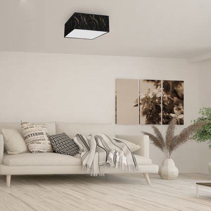 Kattovalo SENSO 2xE27/60W/230V musta