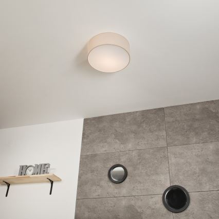 Kattovalo SIRJA 1xE27/60W/230V halk. 35 cm beige