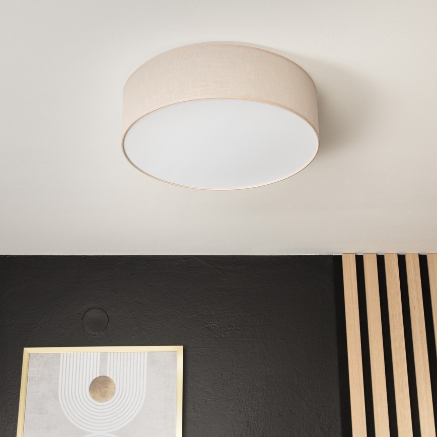 Kattovalo SIRJA 2xE27/60W/230V halk. 45 cm beige