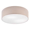 Kattovalo SIRJA DOUBLE 4xE27/15W/230V halkaisija 45 cm beige