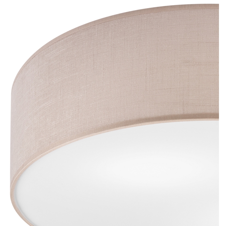 Kattovalo SIRJA DOUBLE 4xE27/15W/230V halkaisija 45 cm beige