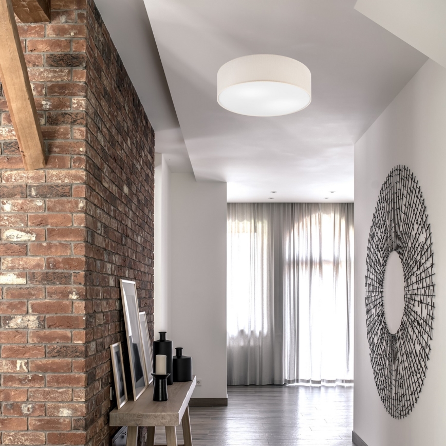Kattovalo SIRJA DOUBLE 4xE27/15W/230V halkaisija 45 cm kerma