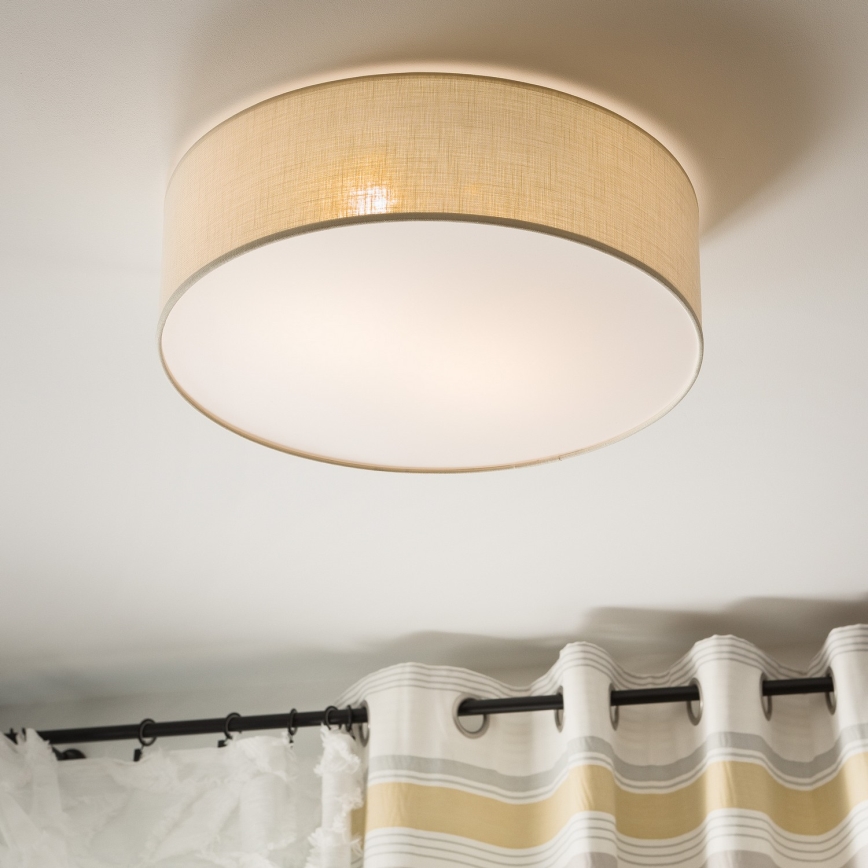 Kattovalo SIRJA DOUBLE 4xE27/15W/230V halkaisija 45 cm kerma