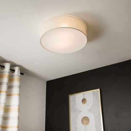 Kattovalo SIRJA DOUBLE 4xE27/15W/230V halkaisija 45 cm kerma