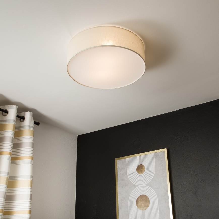 Kattovalo SIRJA DOUBLE 4xE27/15W/230V halkaisija 45 cm kerma