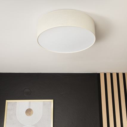 Kattovalo SIRJA DOUBLE 4xE27/15W/230V halkaisija 45 cm kerma