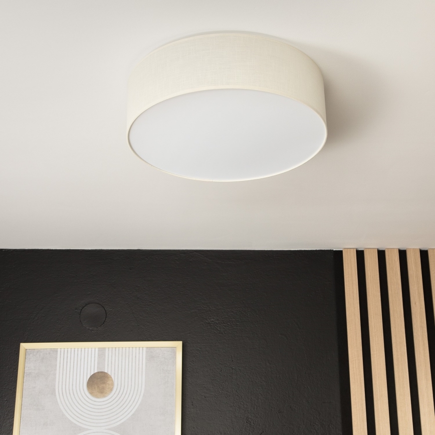 Kattovalo SIRJA DOUBLE 4xE27/15W/230V halkaisija 45 cm kerma